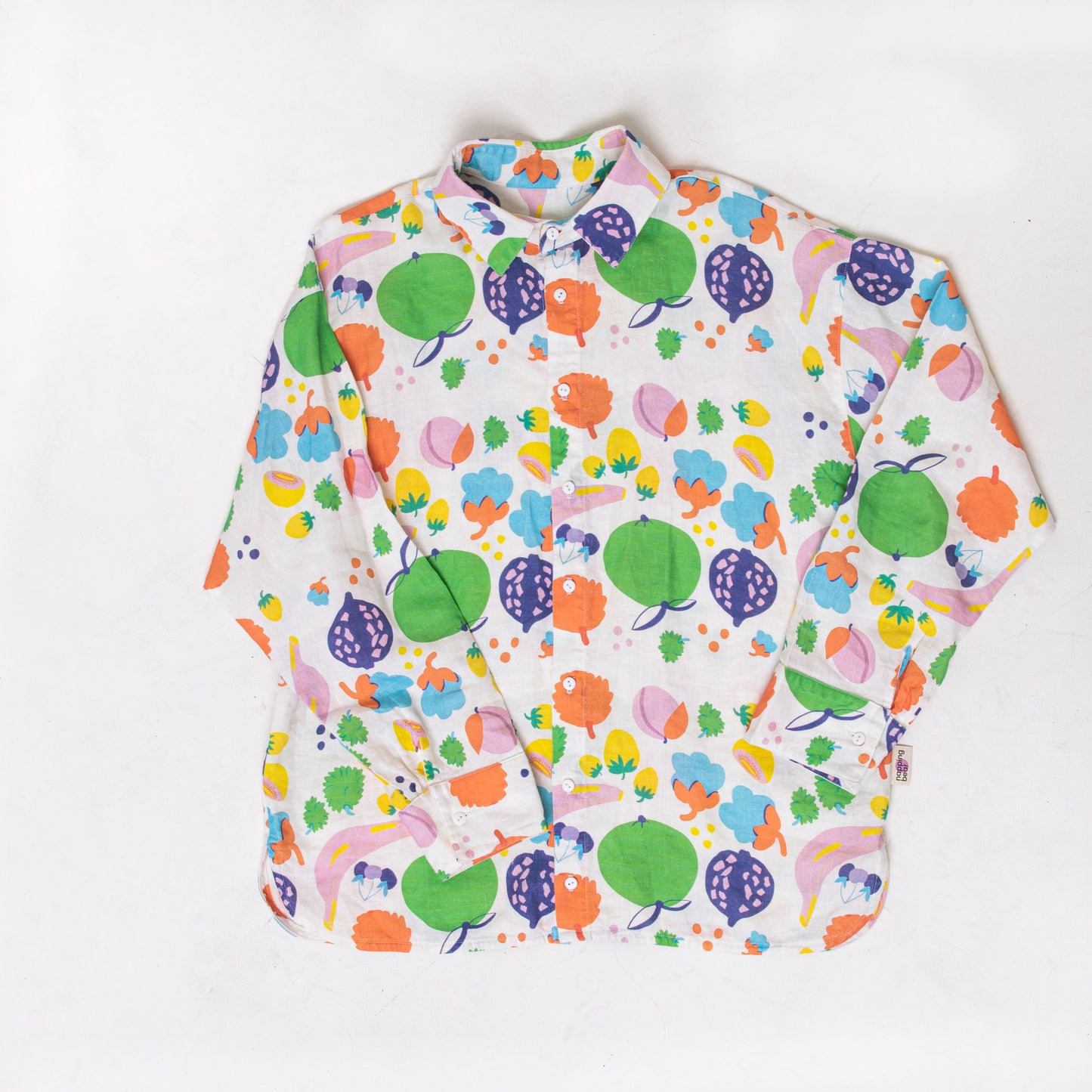 Linen shirt for men | Funky fruits | READY TO SHIP