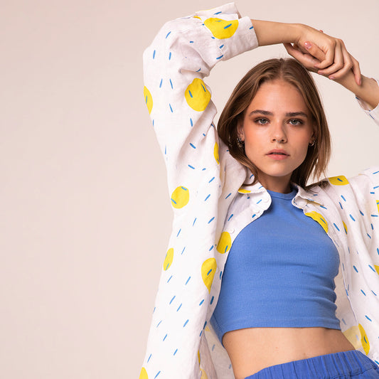 Linen shirt and shorts for women | Sun after the rain