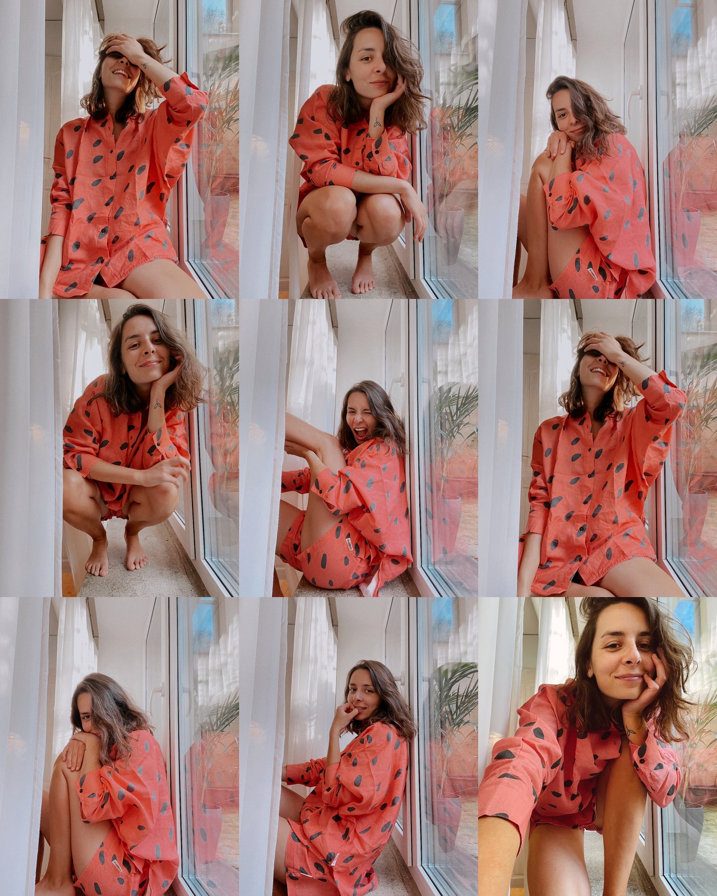 'Watermelon' pajama set for women