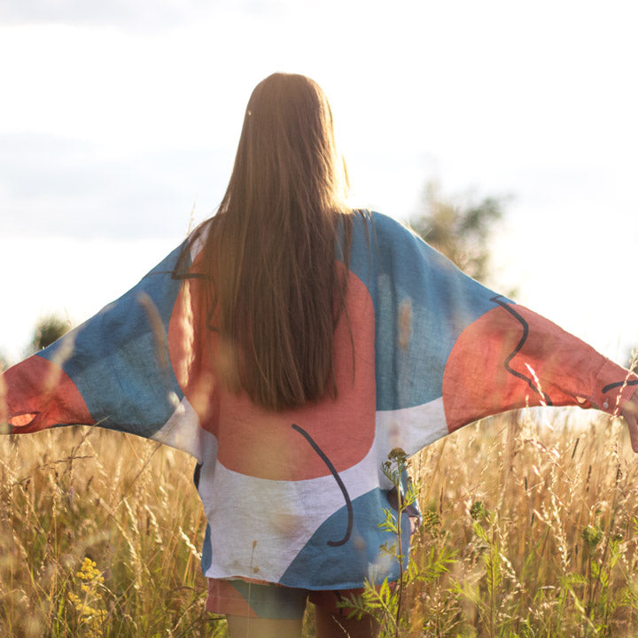 'Earth sleep' pajama set for women