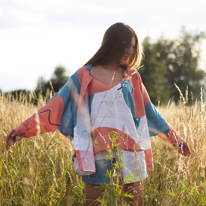 'Earth sleep' pajama set for women