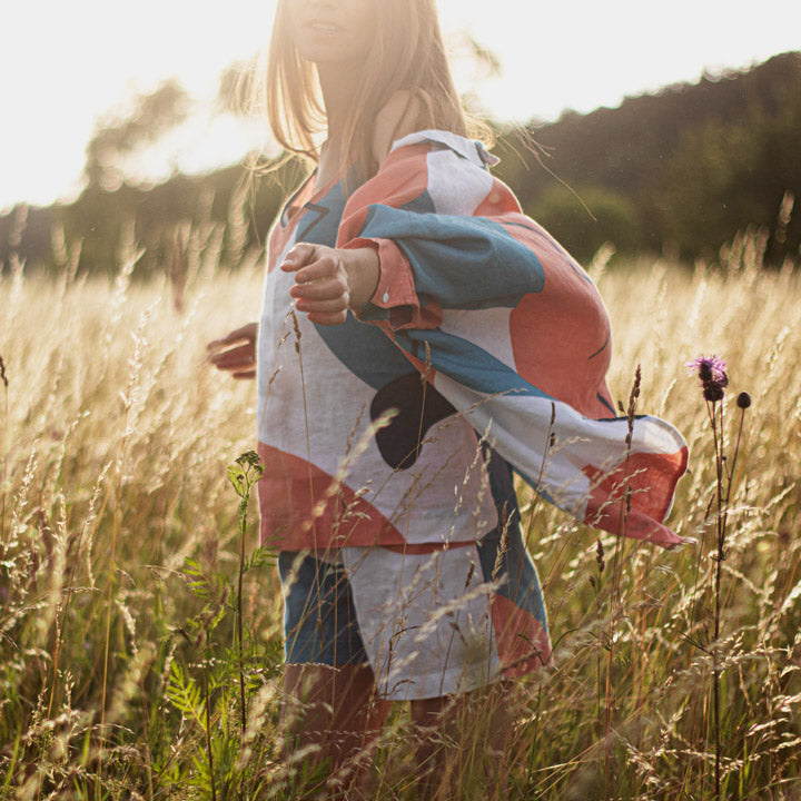 'Earth sleep' pajama set for women