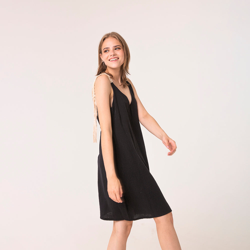 Cotton slip dress | The naked dress