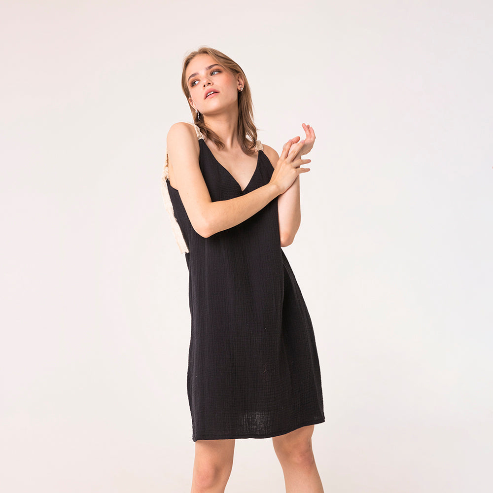 Cotton slip dress | The naked dress