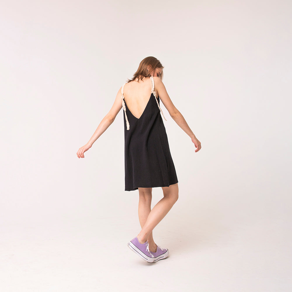 Cotton slip dress | The naked dress