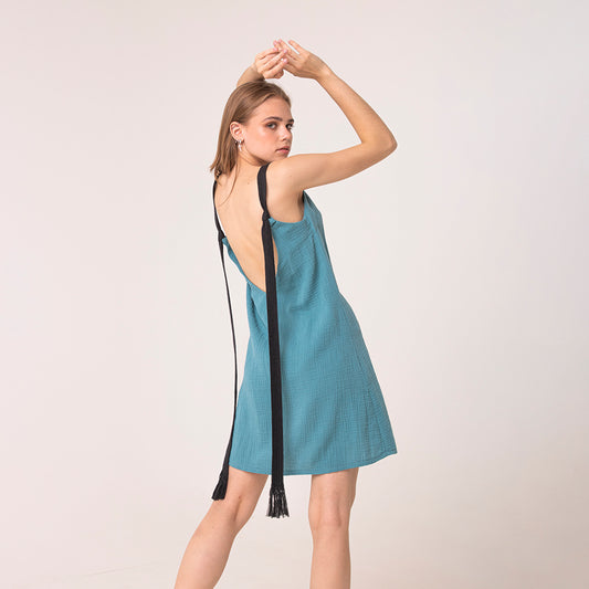Cotton slip dress | The naked dress