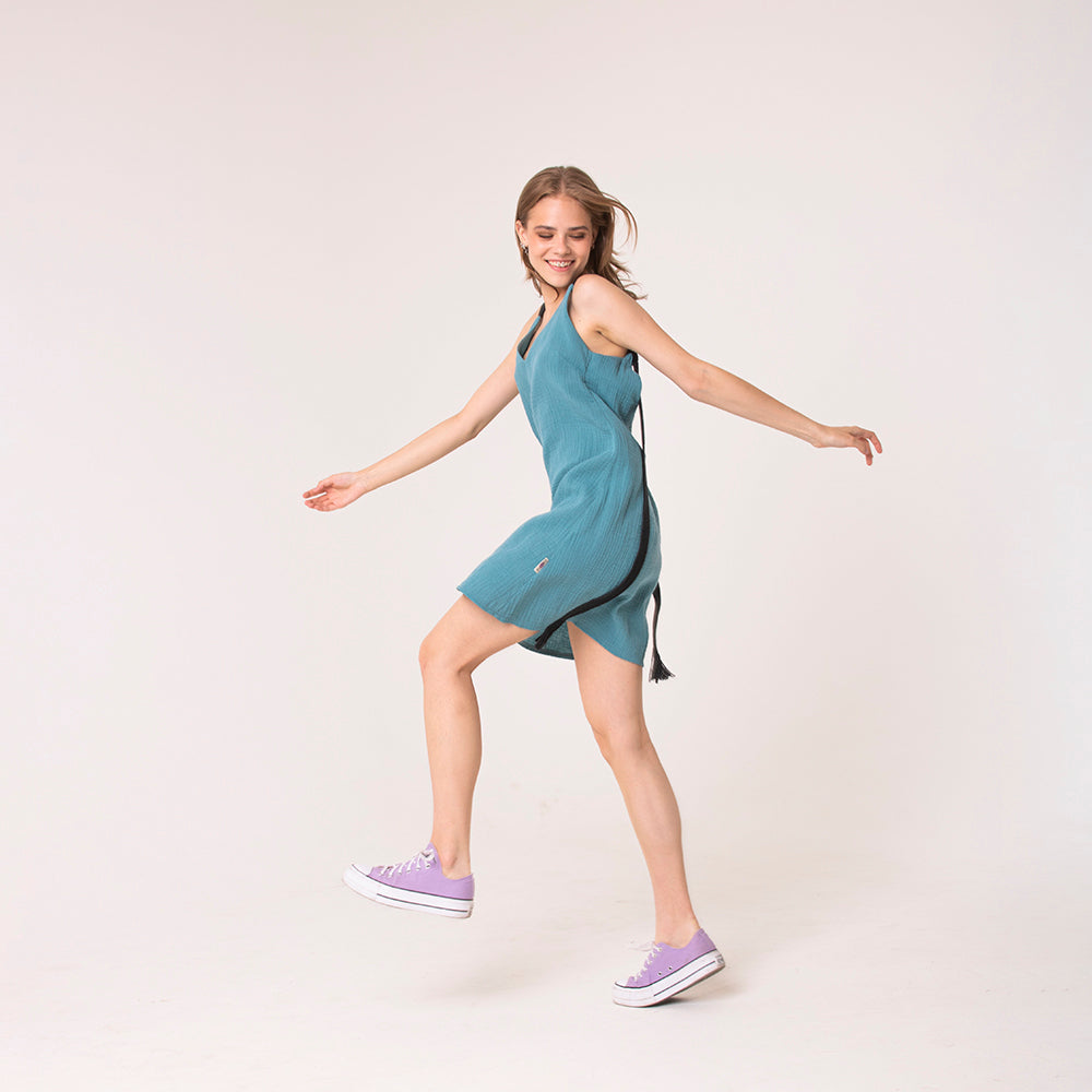 Cotton slip dress | The naked dress