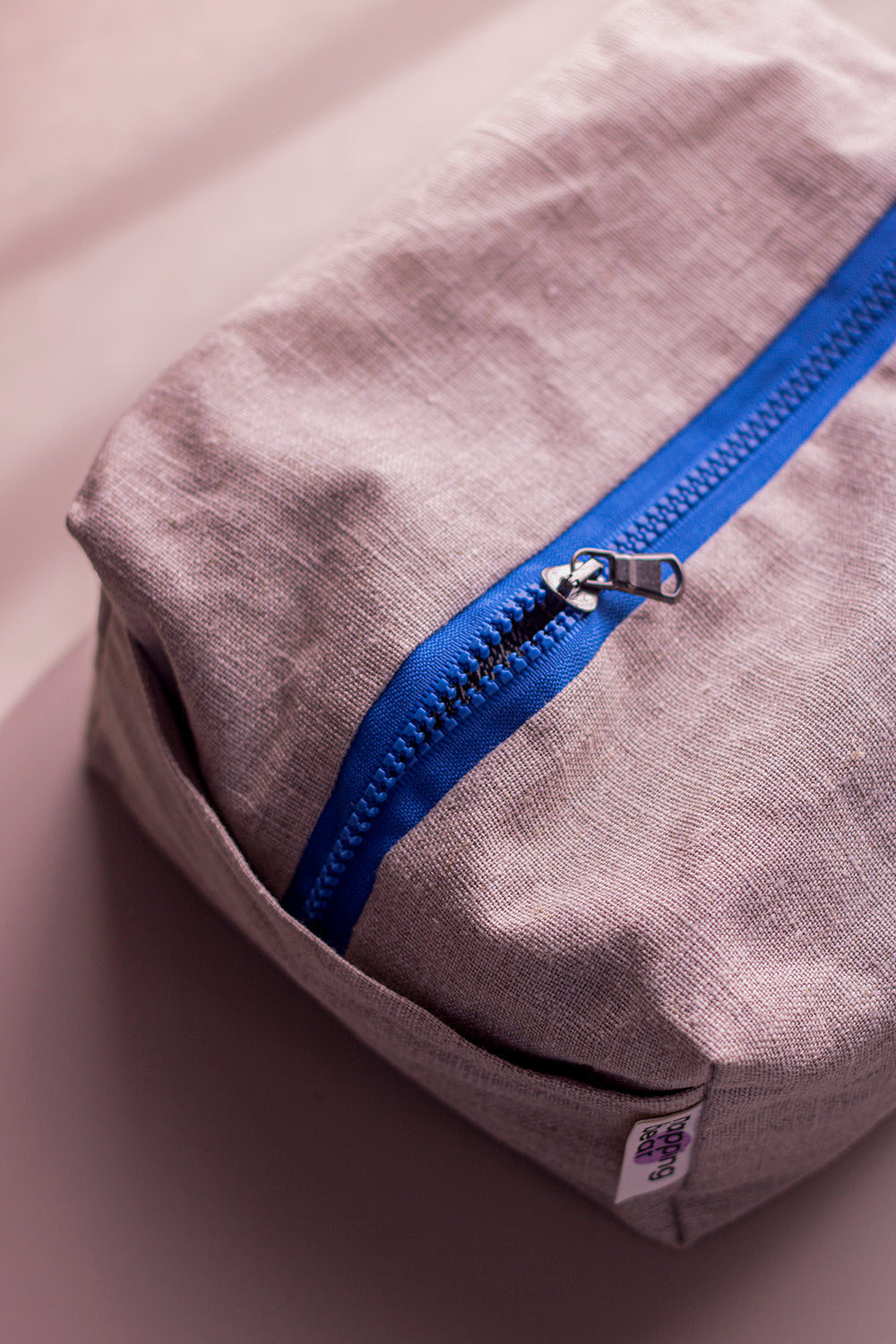 Waterproof linen dopp bag