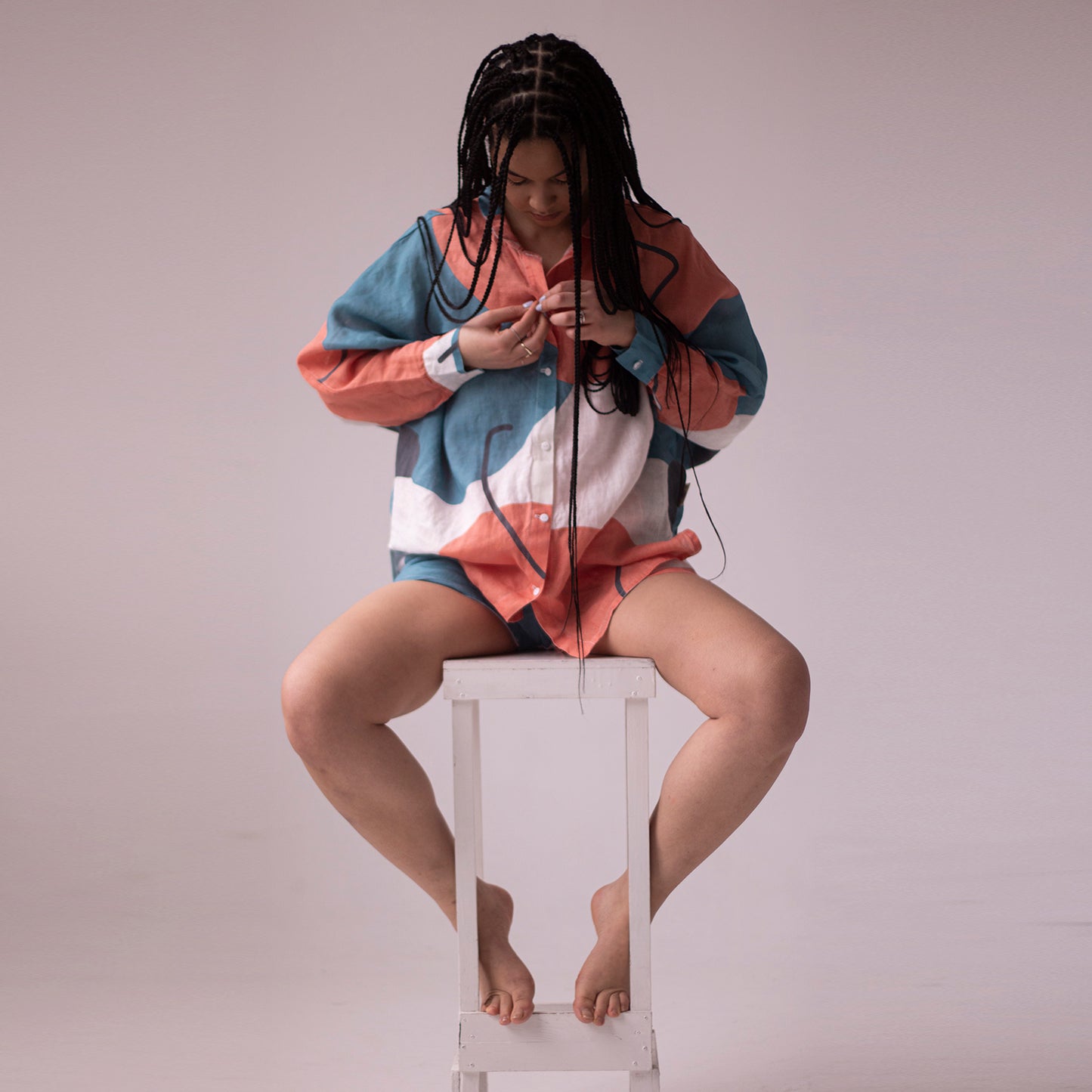 'Earth sleep' pajama set for women
