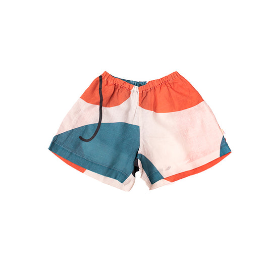 'Earth sleep' linen shorts