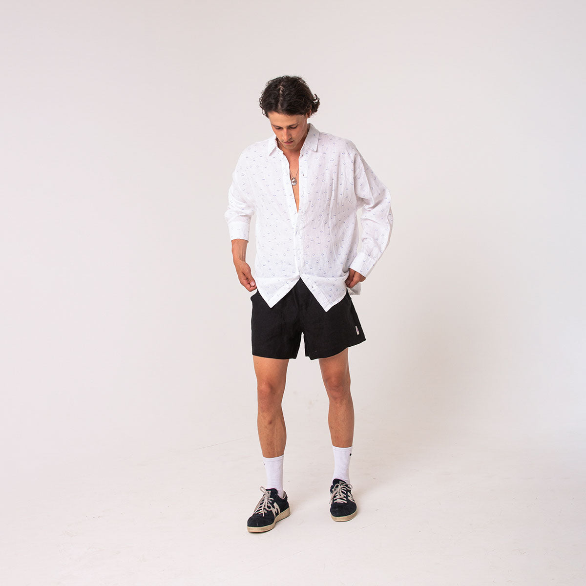 Linen shirt and shorts for men | Not always happy