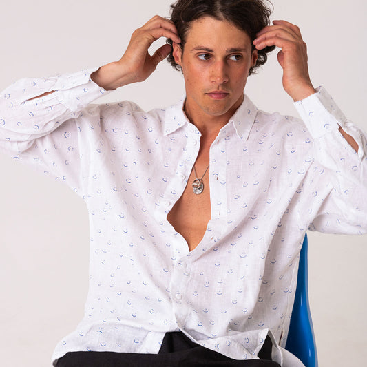 Linen shirt for men | Not always happy