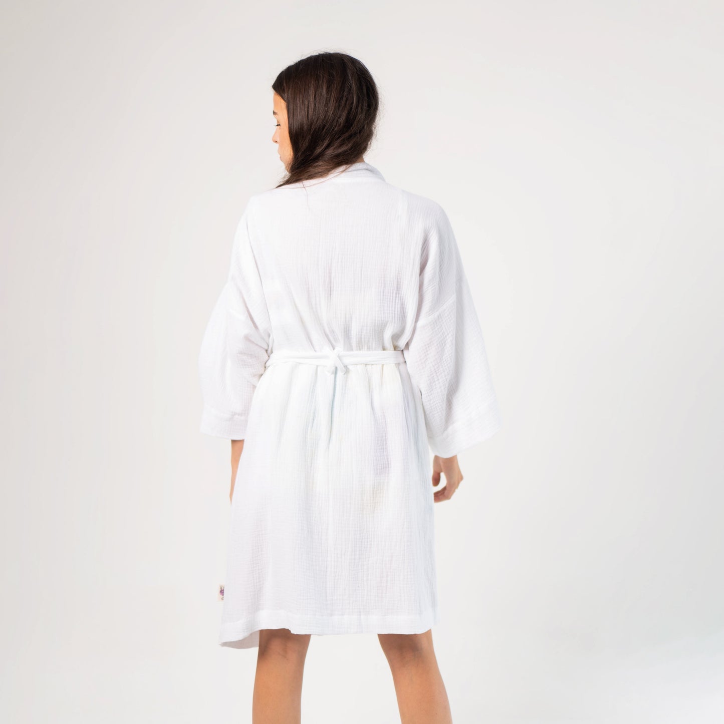 Cotton kimono robe 'cloud' | READY TO SHIP