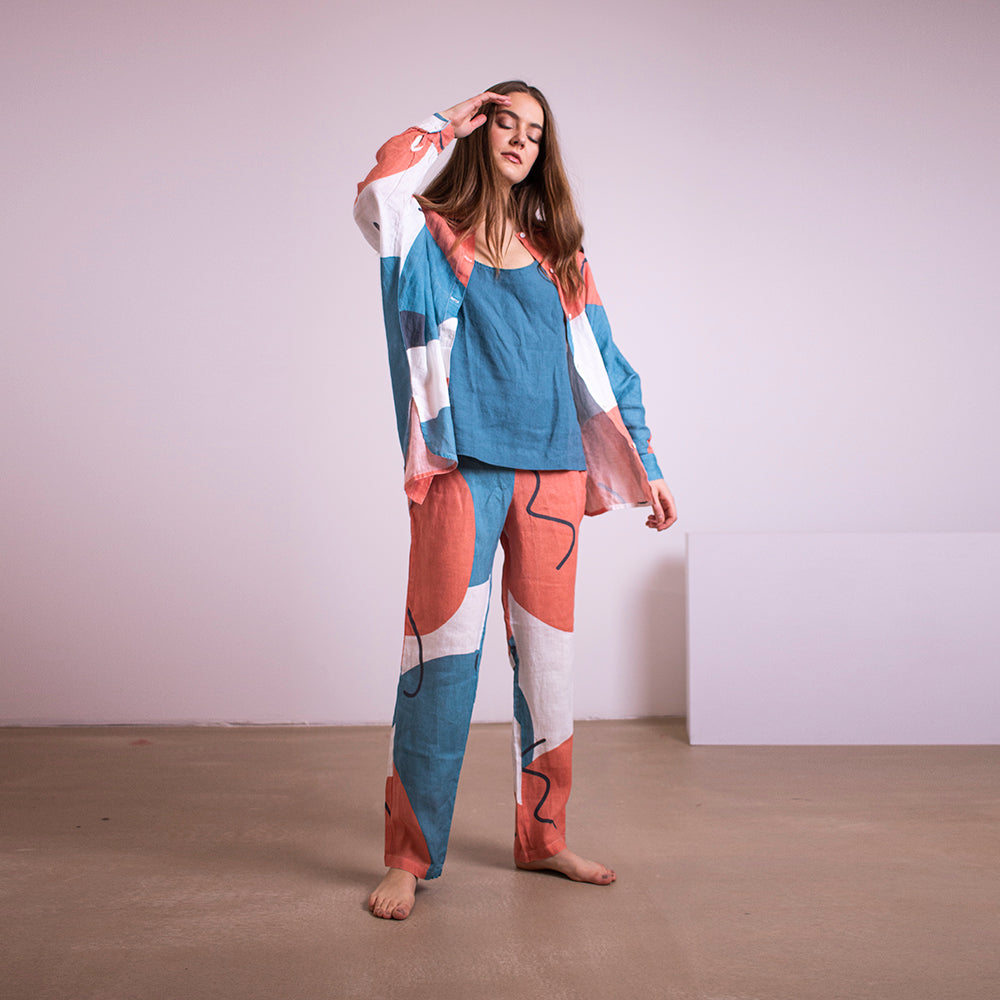 'Earth sleep' pajama set for women | READY TO SHIP