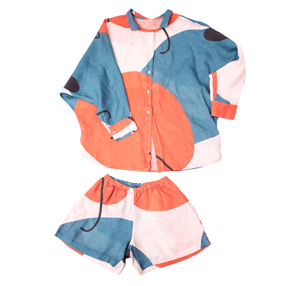 'Earth sleep' pajama set for women | READY TO SHIP