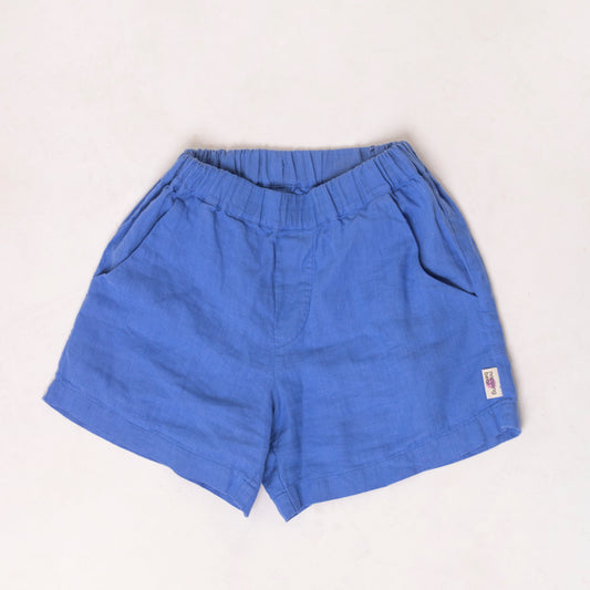 Linen shorts for men | blue