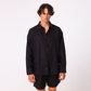 Linen shirt | Solid black | READY TO SHIP