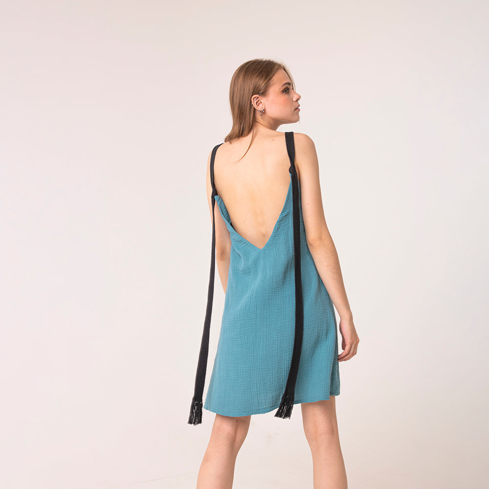 Cotton slip dress | The naked dress