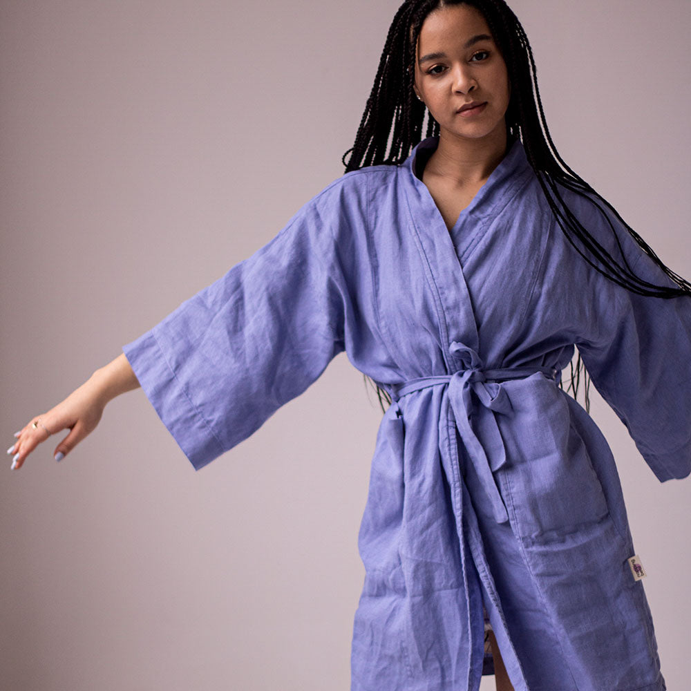 Linen kimono robe 'dream'